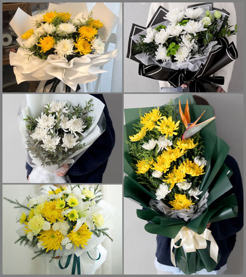广东汕头市潮南区红场镇迭石村白事花束代送